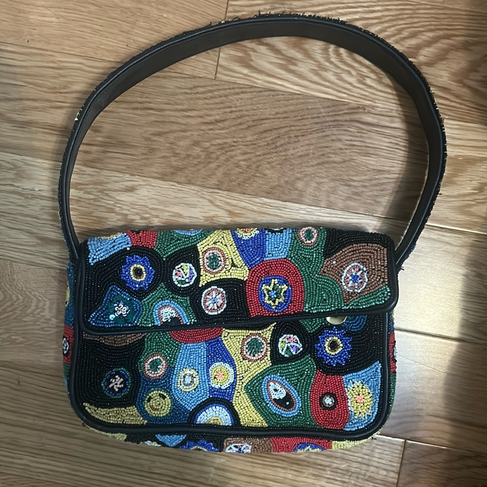 Staud Tommy beaded bag